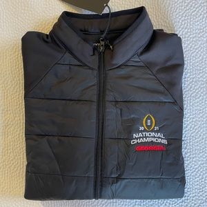 NWT UGA - Georgia Bulldogs National Champions Men’s Antigua Altitude Jacket